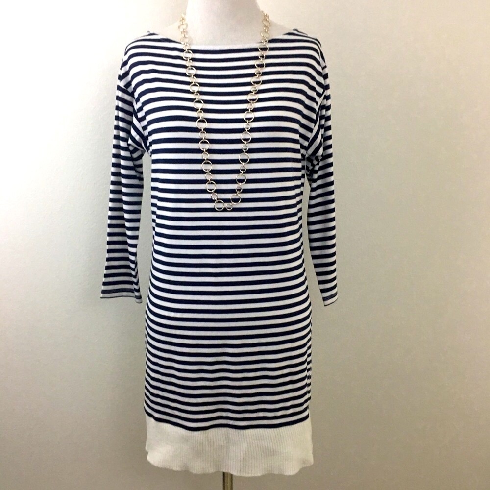 THREAD Social | Navy Striped Dress